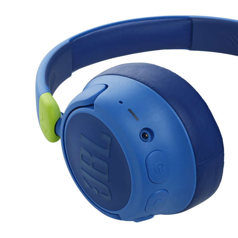 JBL JR 460NC - Blue - Wireless over-ear Noise Cancelling kids headphones - Detailshot 1 image number null